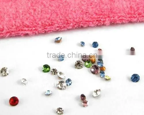 pointback crystal covered on garment accessories