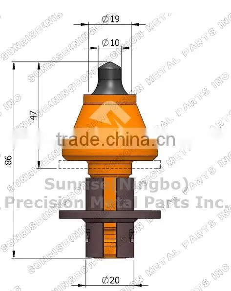 RP05 Tungsten carbide road stabilizing cutter machine kennametal road planer picks asphalt pick