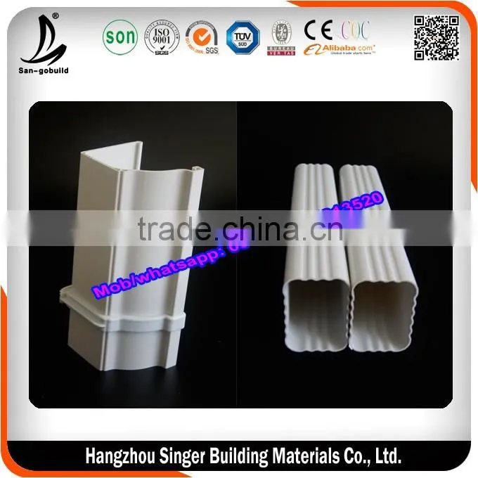 Prefab House Villas decorate colorful pvc rain gutter