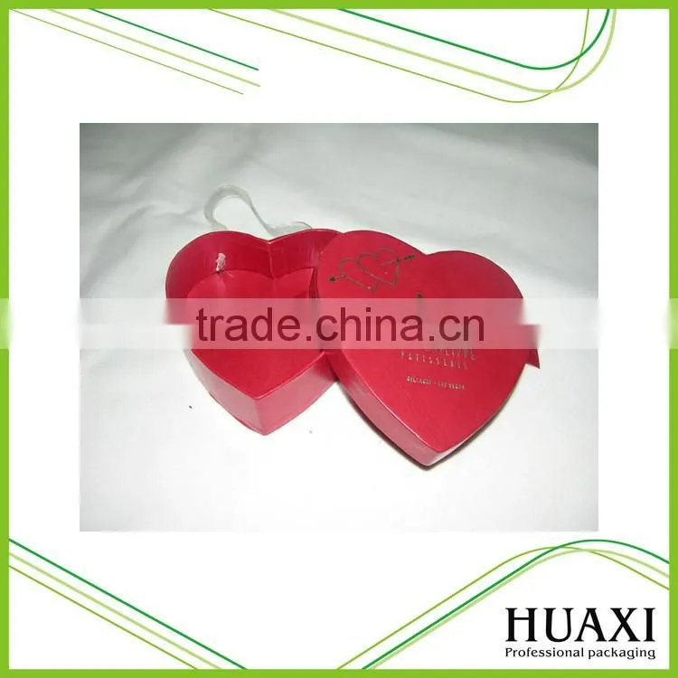 Huaxin column round paper gift window box with silk ribbon