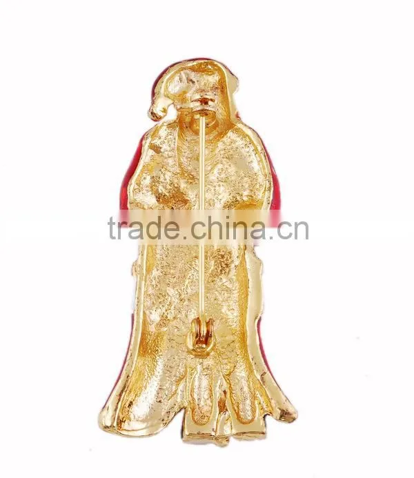 many styles! christmas animal metal brooch for girls