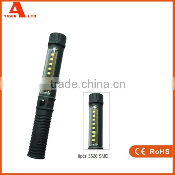 CE ROHS Dry Battery Magnetic led work light with clip LED inspection lamp