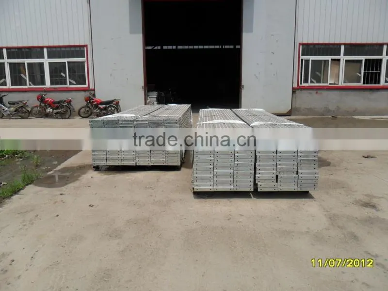 used for instruction scaffolding steel plank