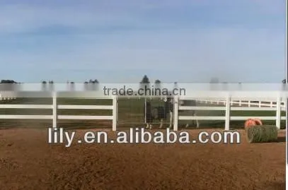 PVC ranch fence