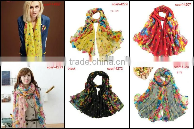2014 hot sale triangular neck red grid scarf