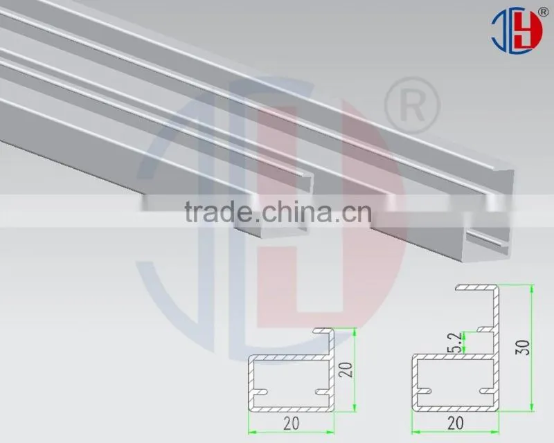 aluminium sliding window section