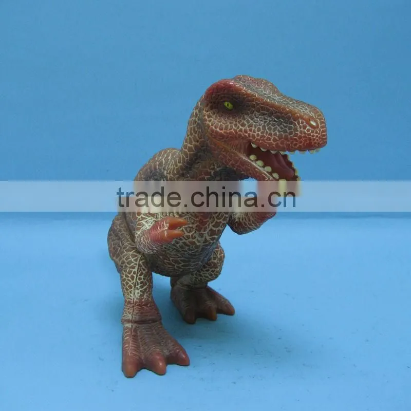 Plastic dinosaur with rotation