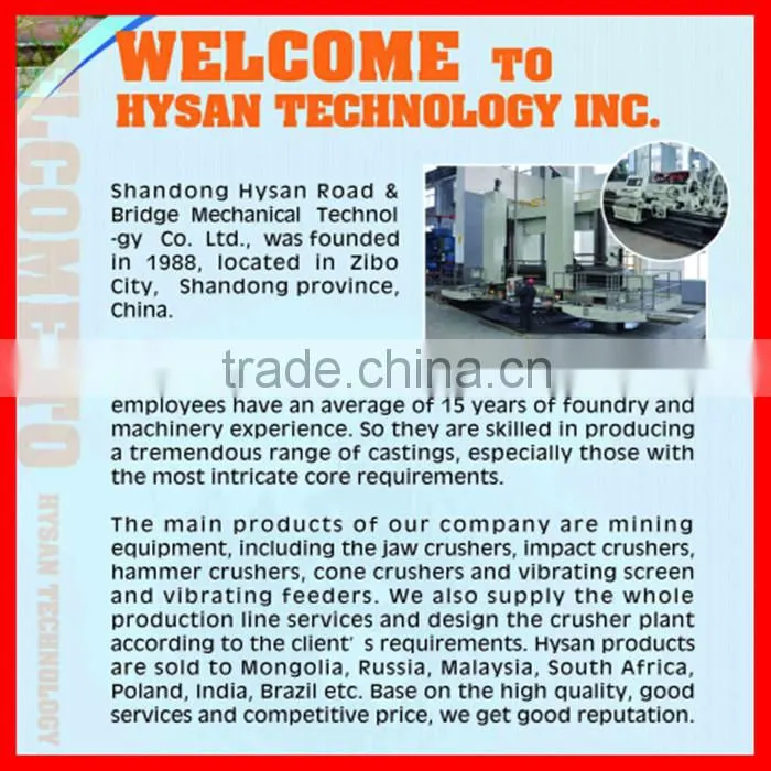 2015 Hot sale PC series hammer crusher spare parts/PC series hammer crusher hameer