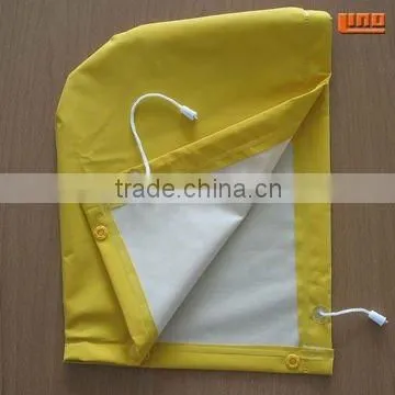 0.35mm yellow pvc raincoats