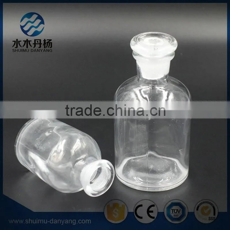 60ml clear reagent glass bottle for laboratory