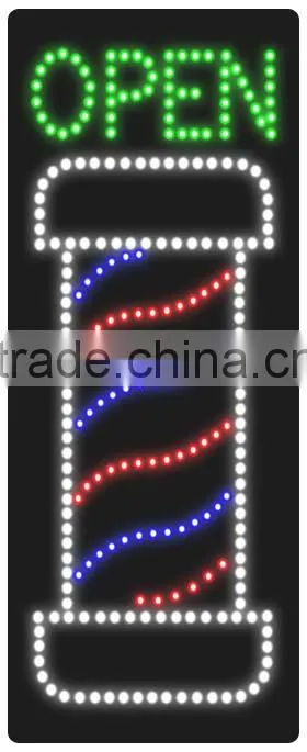 Square LED Sign open adviterising sign for the beauty salon nail shops hair salon all shops OEM is welcome