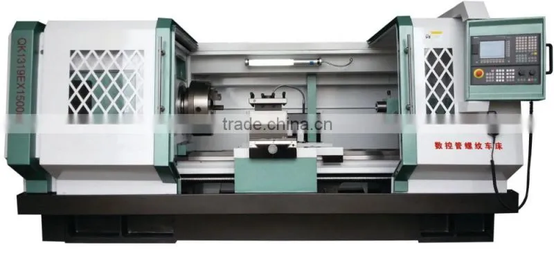 QK1319 CE Certification CNC Pipe Threading Lathe Machine Oil Pipe Threading Machine