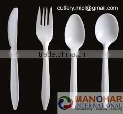 "Disposable tableware manufacturer " High Quality Clear PP Disposable Plastic Cutlery for Airline and hotel