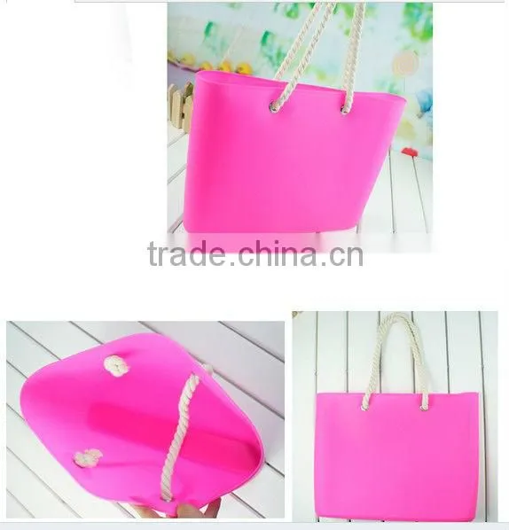 Hot sale colourful silicone bags & handbags
