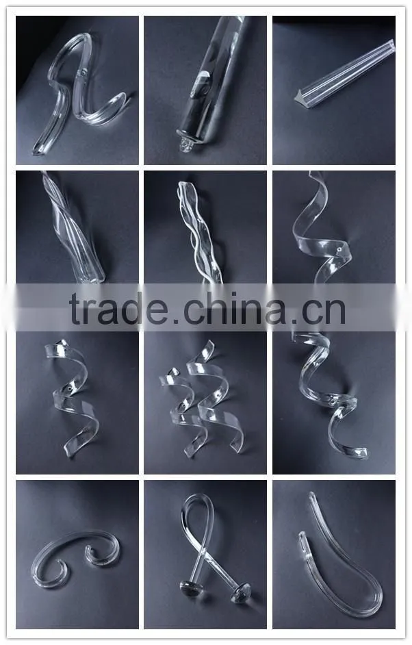 china factory crystal glass lighting lamp,modern hotel decorative glass crystal lights,glass rod for decoration