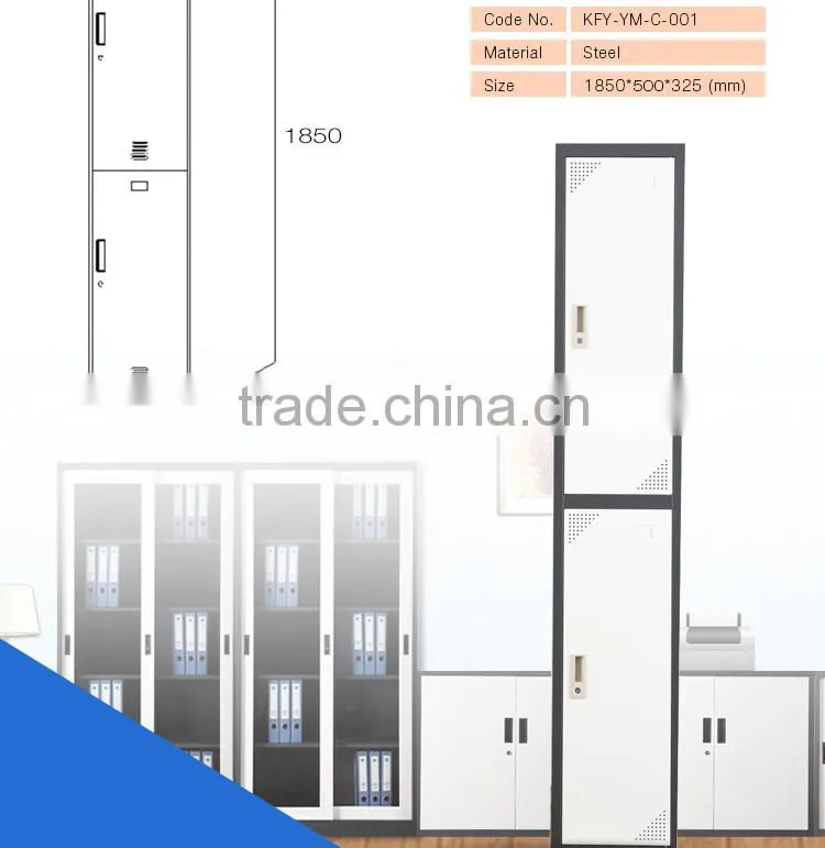 Office Furniture Price List Steel Metal Wardrobe Sliding Door Roller