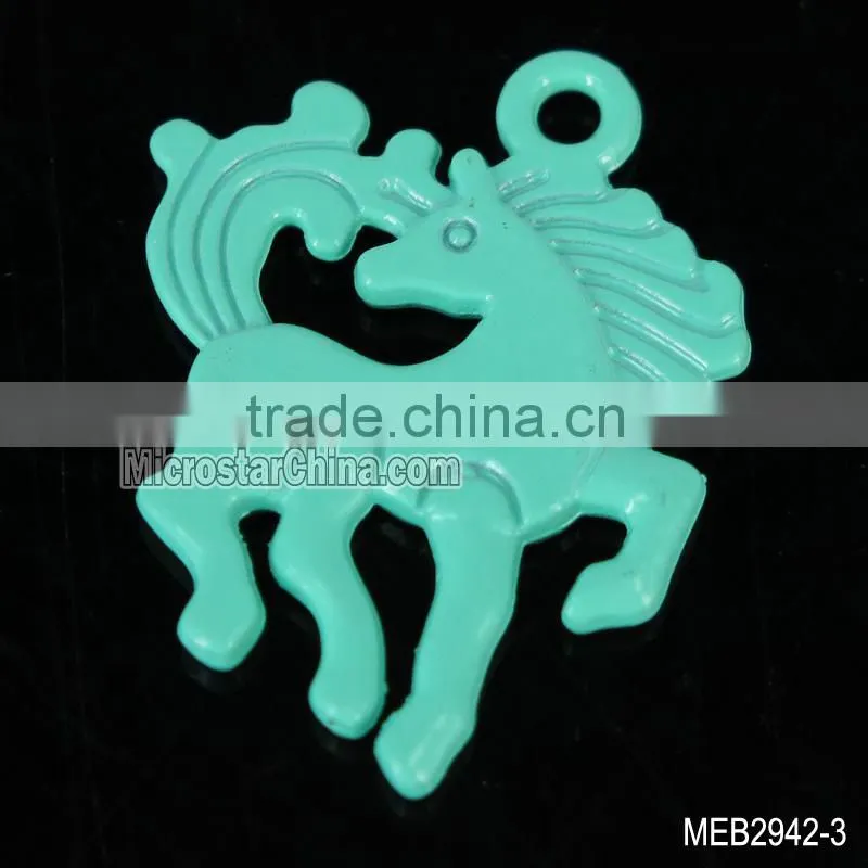 New design alloy fine horse pendant blue horse pendant jewelry pendant