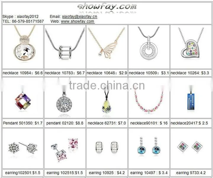 Factory Price s925 Silver Jewelry Real White Gold Plated 925 Sterling Silver Jewelry