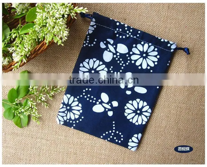 High Quality Calico Drawstring Bag Wholesale