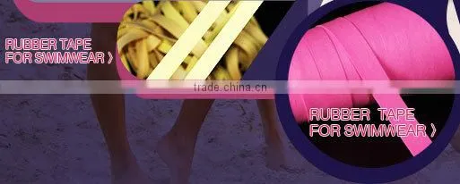 High quality latex rubber elastic for swimwear, latex rubber thread, latex thread