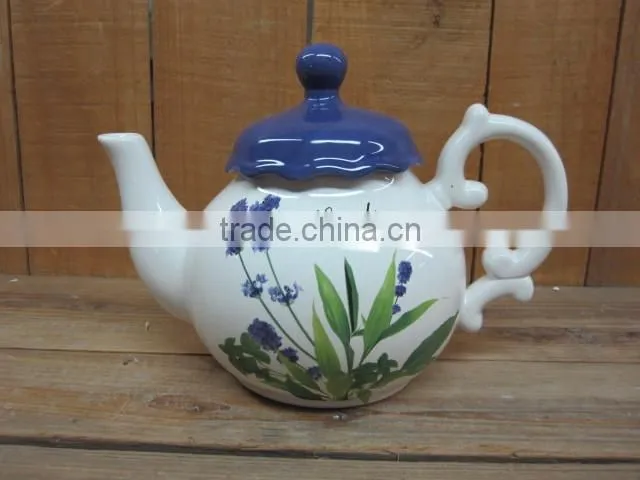 New lavender design ceramic condiment set tableware full condiment set