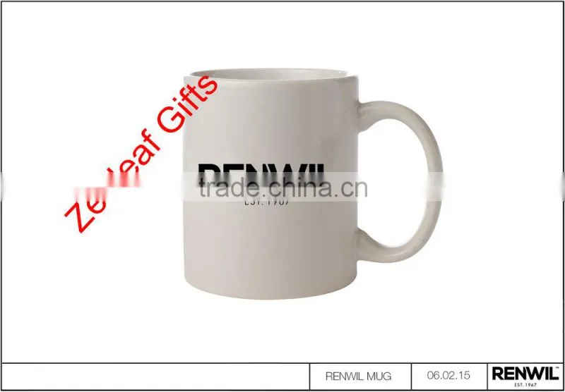2015 new style fashion customized LOGO cup coffee mugs