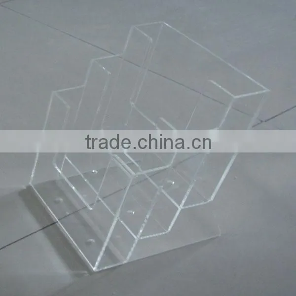 Acrylic wall mount or table top book stand