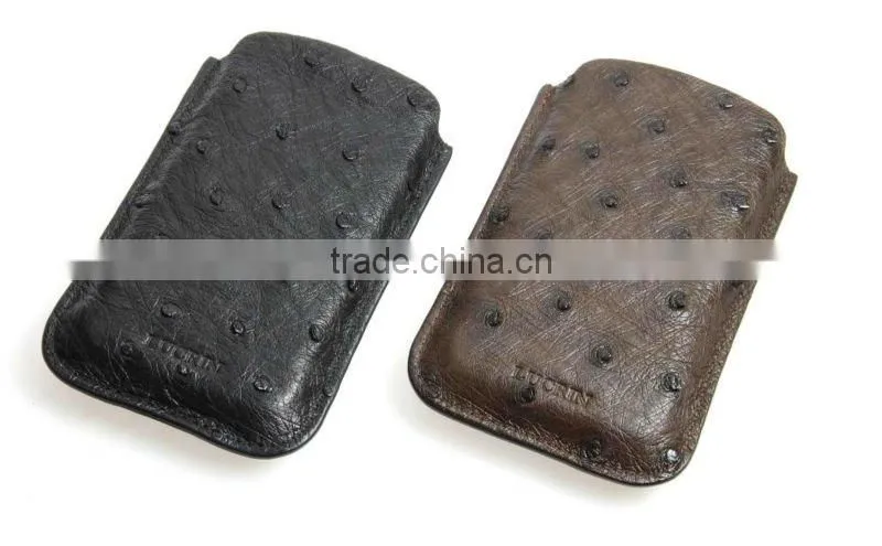 Case for iPhone 4S In PU Ostrich leather