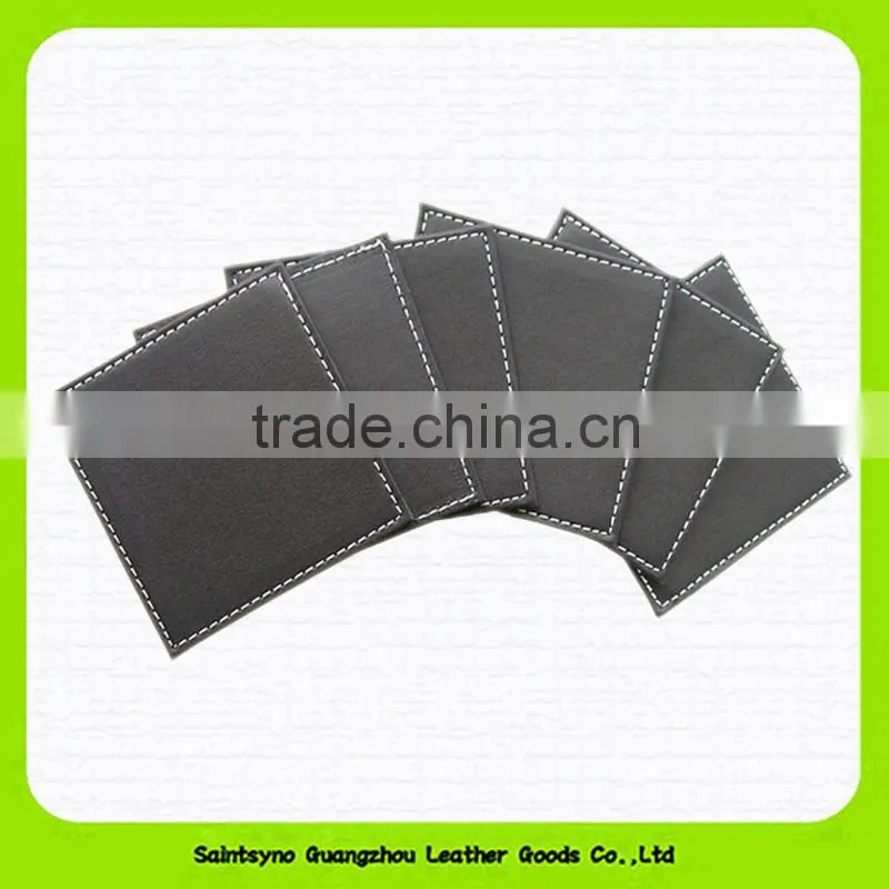 15010 Implicative and elegant leather cup coaster
