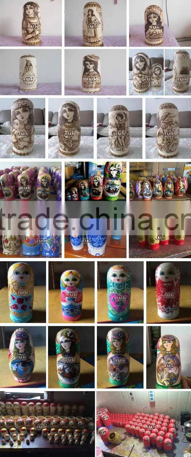 wholesale deluxe handmade wooden christmas decoration