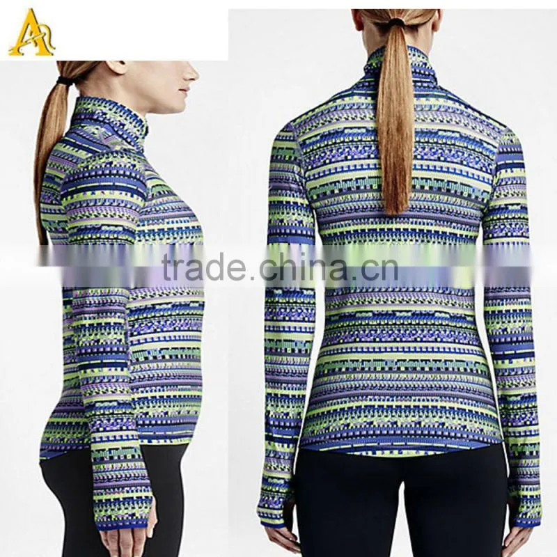 OEM new fashion Wholesale breathable dri fit women running gym sport hoodie