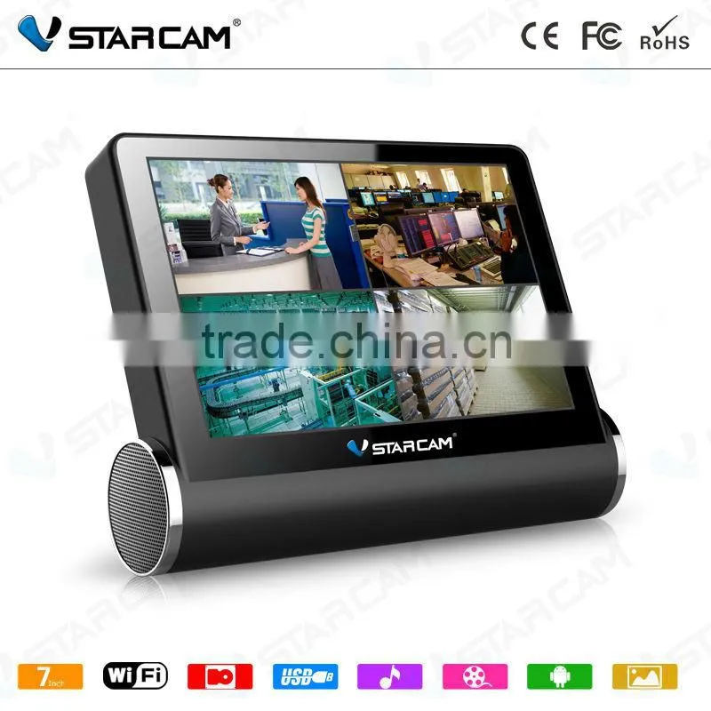 VStarcam HD 7 inch Touch Screen with indoor P2P IP Camera home security alarm system