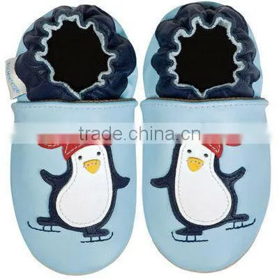 Soft leather baby shoes