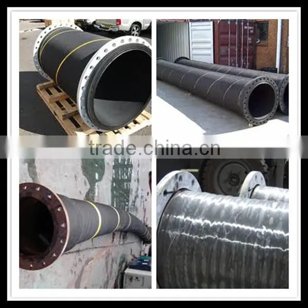 Rubber hose pipe flange rubber hose rubber dredge hose high quality