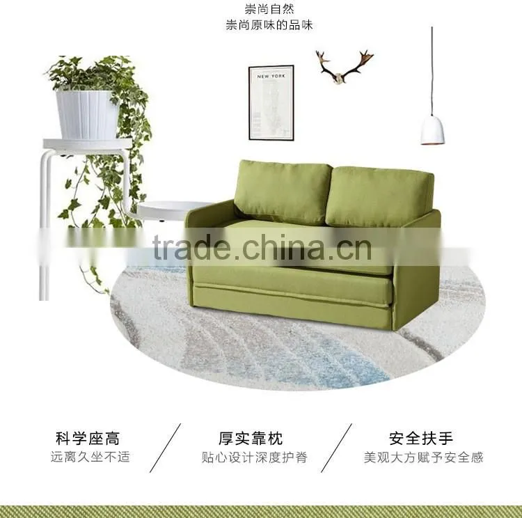 wholesale colorful convertible fabric loveseat sleeper