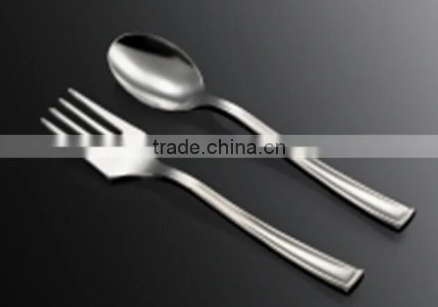 Large Plastic Forks Knife And Spoons,Siver Coated Cutlery,Disposable Plastic Metallic Cutlery