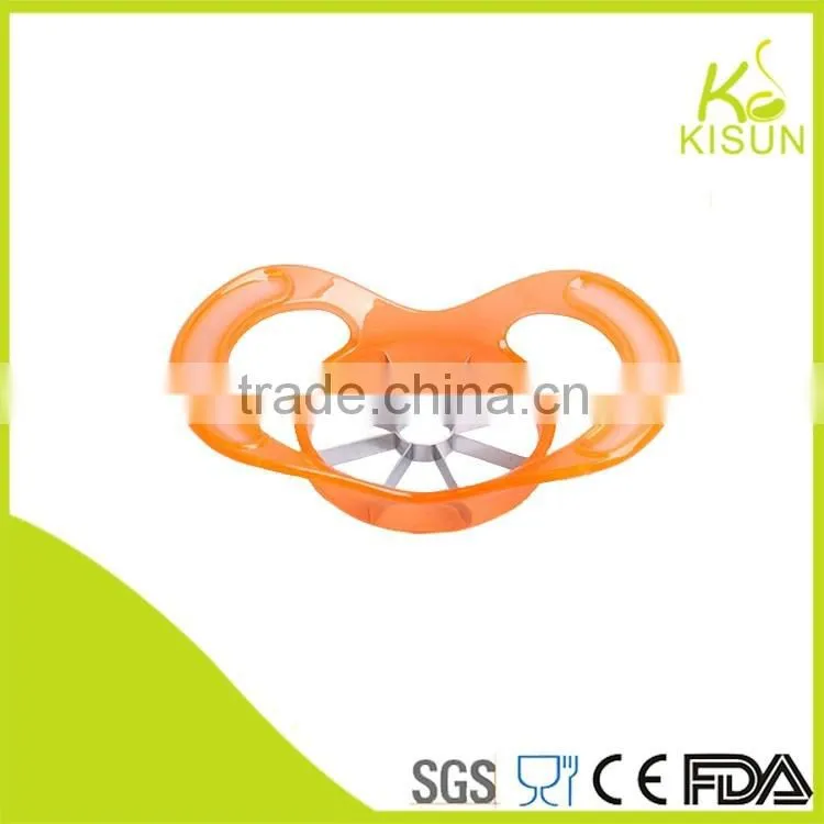 stainless steel & plastic material apple cutter fruit cutter
