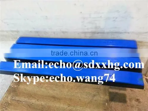 conveyor impact bars/UHMWPE Buffer Strip Impact Bed Bar/Impact Bed for Conveyor