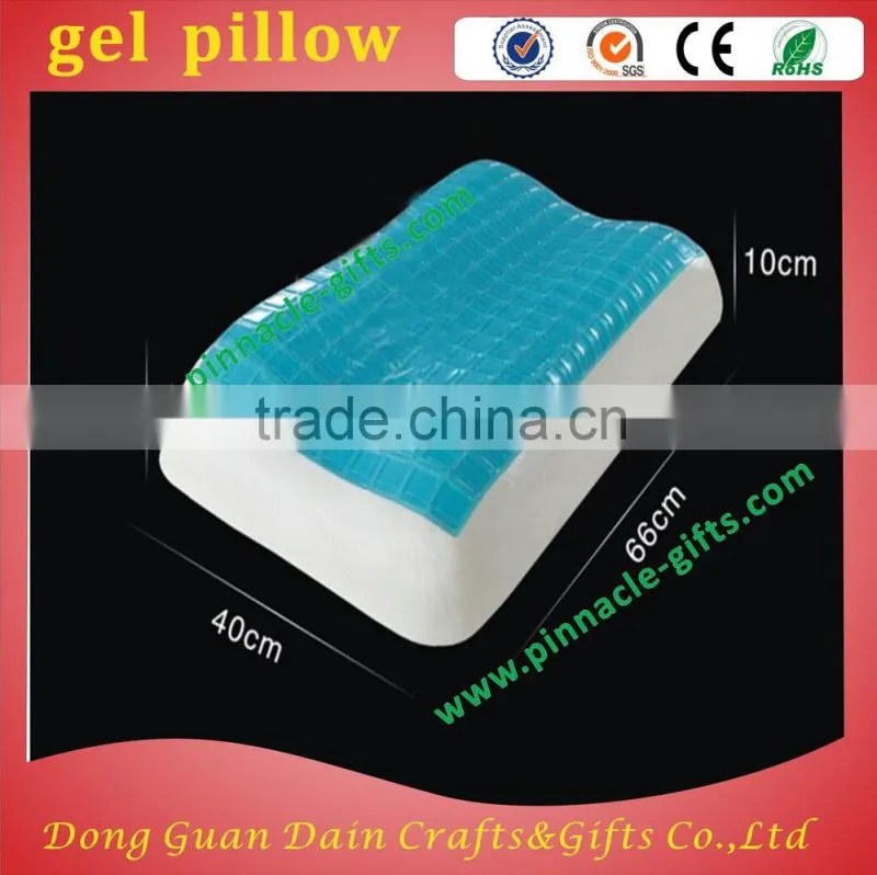 customized PU with GEL cooling pillows with memory foaming material