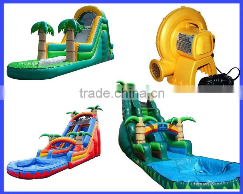 summer hot sale! Inflatable slide with pool