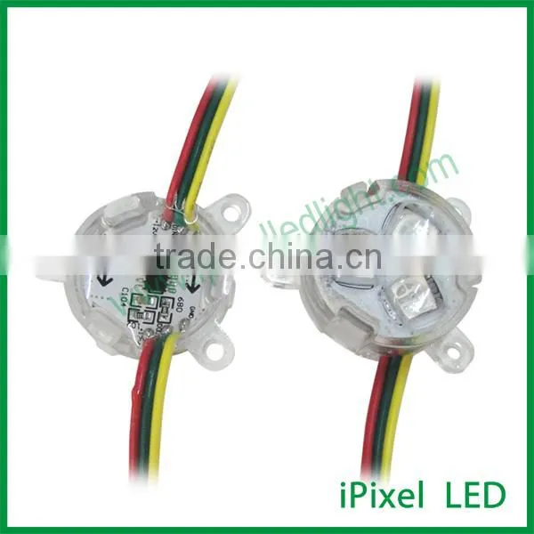 iPixel led rgb led lighting 30mm flat led string UCS1903IC Clear lens