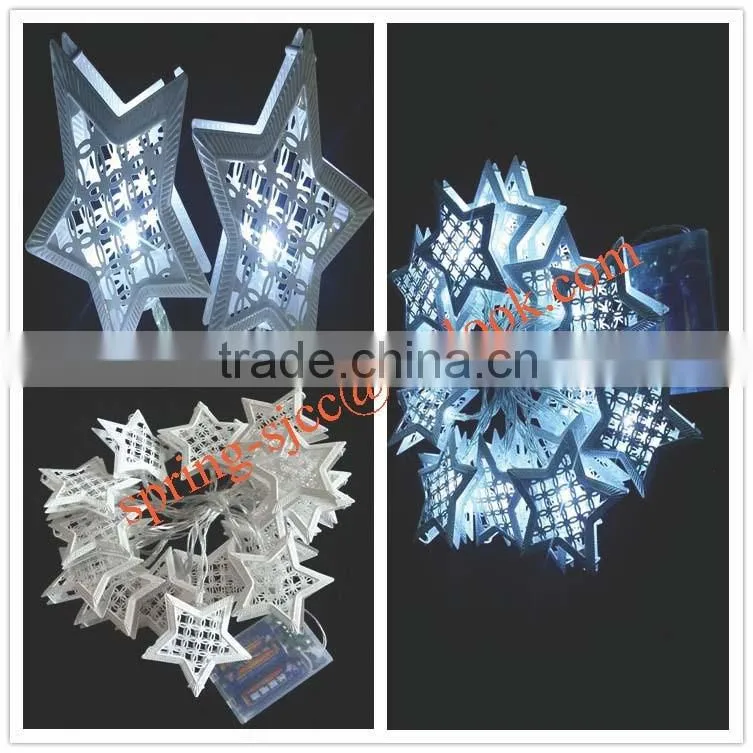 Welding five-pointed star LED string light for holiday point party light