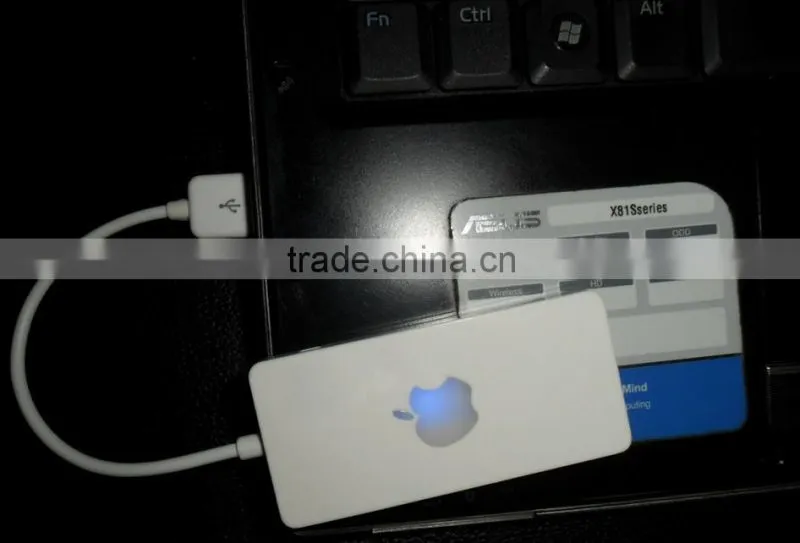 2015 New High Speed 4 Ports USB 2.0 Hub Portable USB HUB with led light