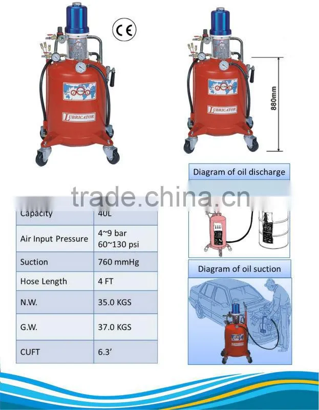 JL-404L AIR COMPRESSOR VACUUM OIL CHANGER