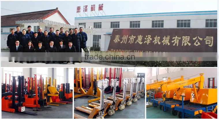 500Kgs AC Power Source Counterbalanced Electric Walkie Stacker