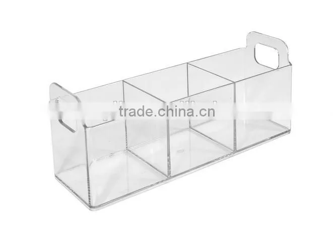 acrylic make up organizer cosmetic display case