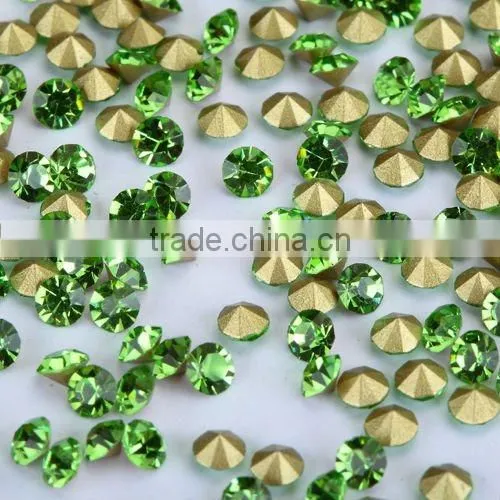 Fashion point back crystal bulk loose rhinestones