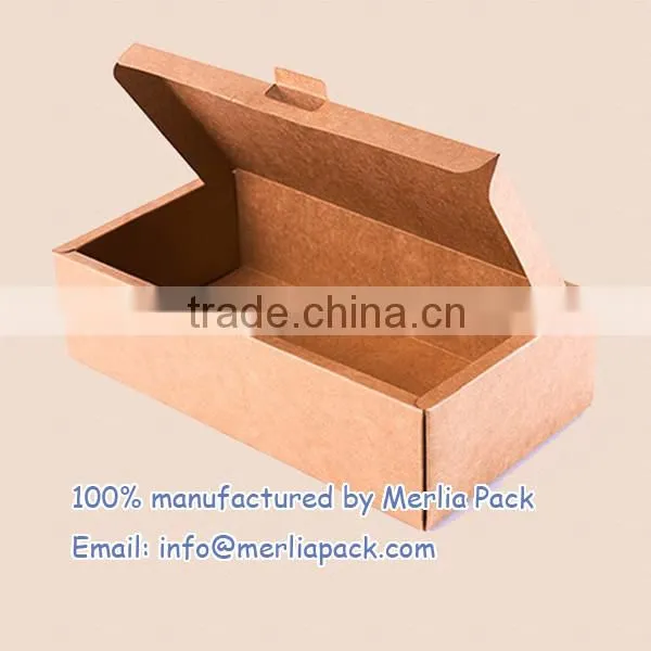 Recycled Kraft Cardboard Brown Boxes Herbal Tea Bags Spearmint Box