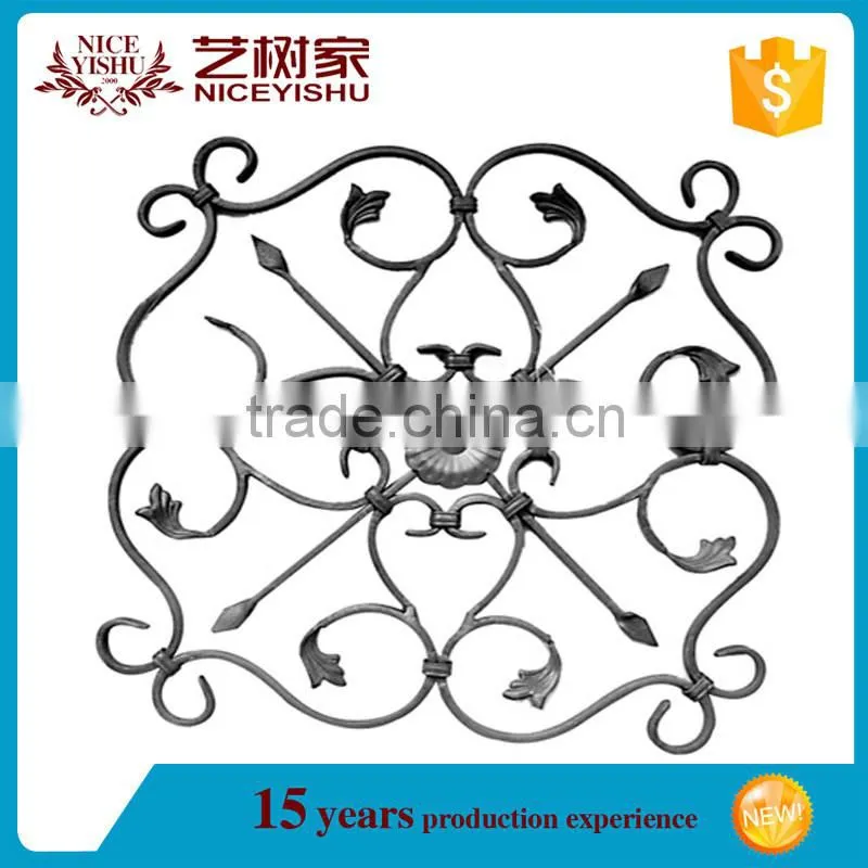 Casting Wrought Iron Ornamental Fence Accessories Flower/Leaves Steel Art Parts