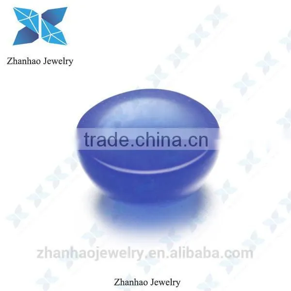 smooth face crystal glass stone cabochon